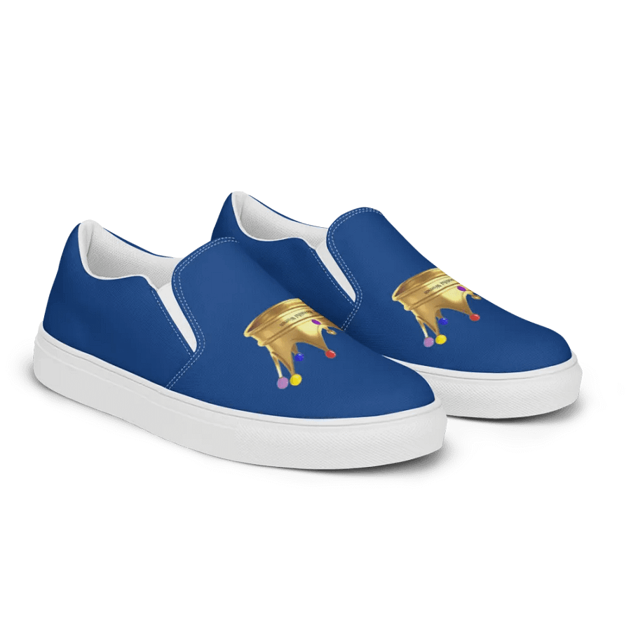 Queendom Beautiful Women Crown Canvas Shoes /Blue-Tanzanite (TM) product image (5)