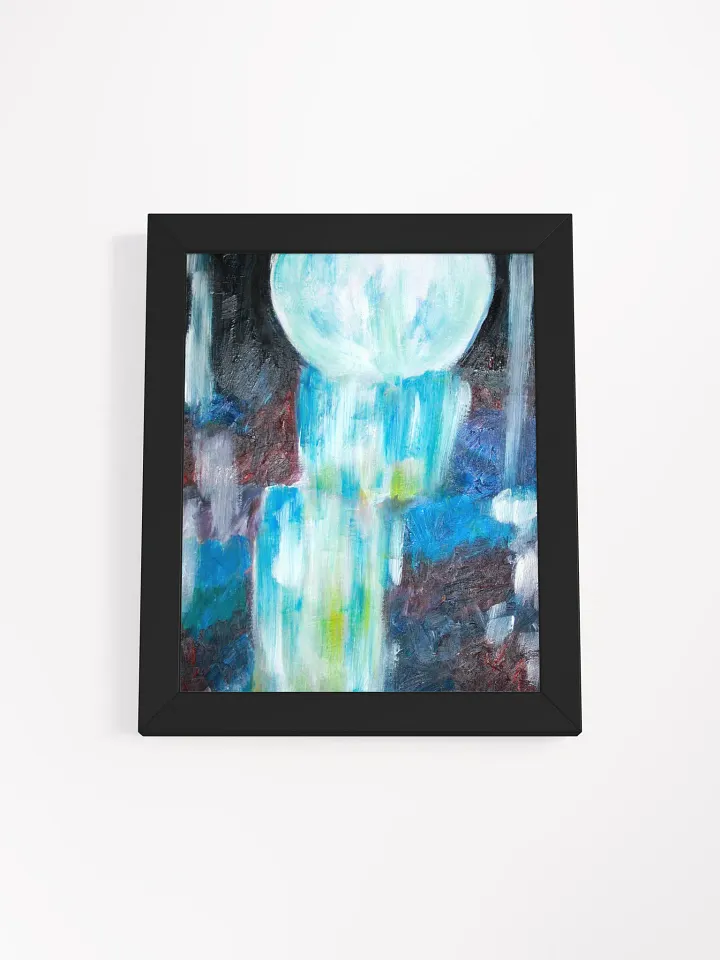 Moon Falls Framed Print product image (3)
