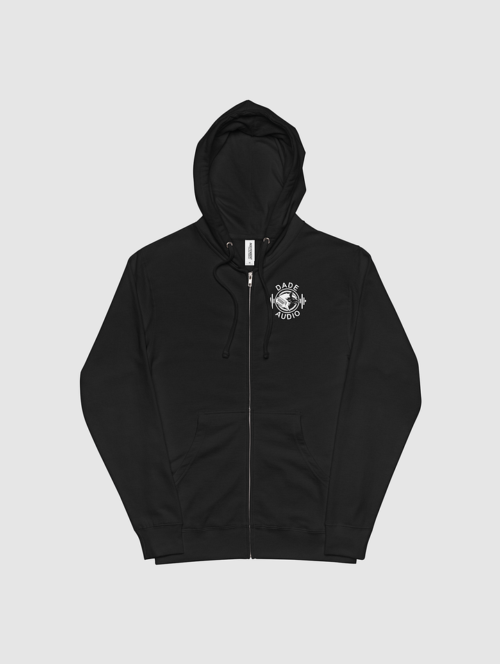 Dade Audio Fleece Zip Up Hoodie White product image (2)
