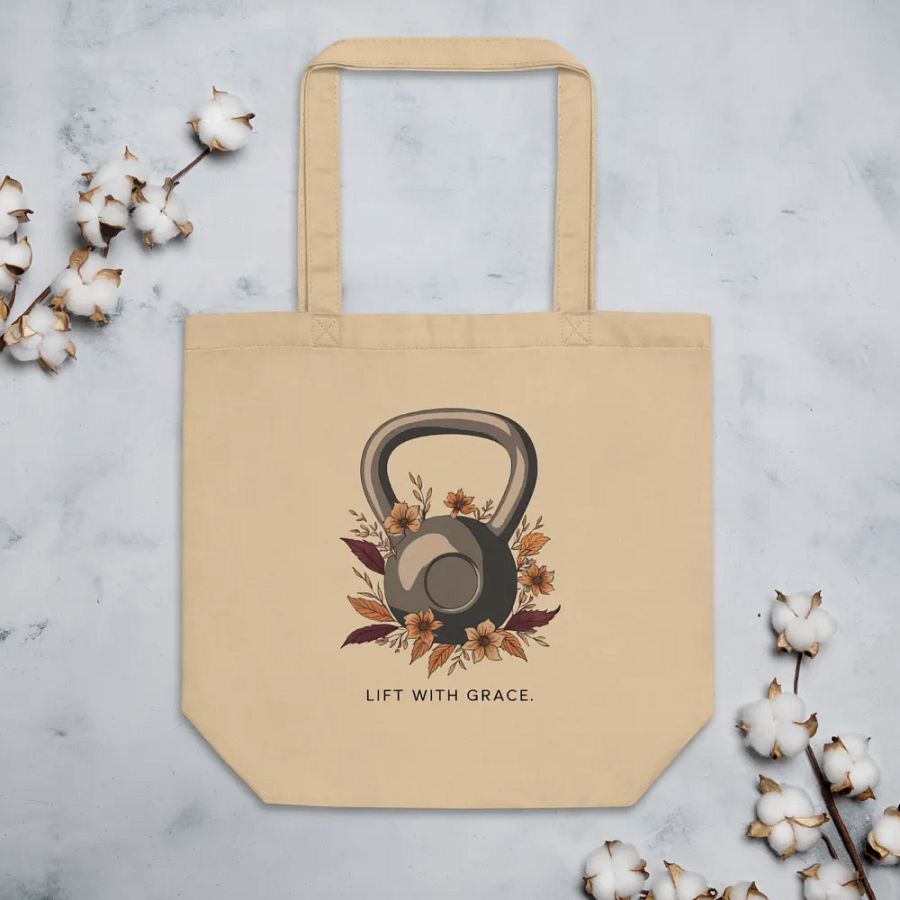 Lift with Grace Eco Tote Bag product image (4)