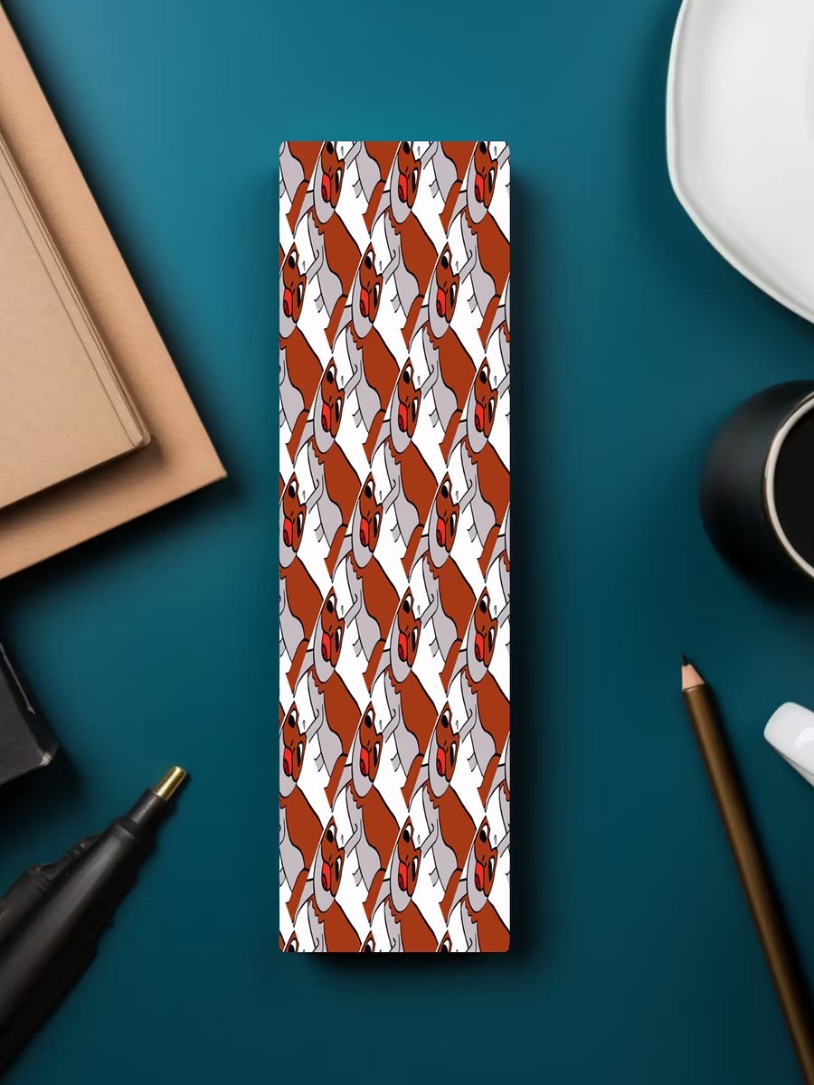 Cute Cartoon Leppard Gecko Pattern Laminated Bookmark with Tassel for the Reptile Loving Book Reader in Your Life product image (1)