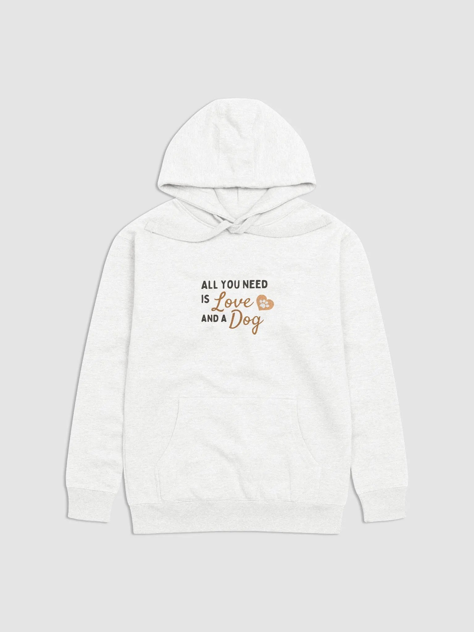 Love & Dog Cursive Quote Hoodie product image (9)