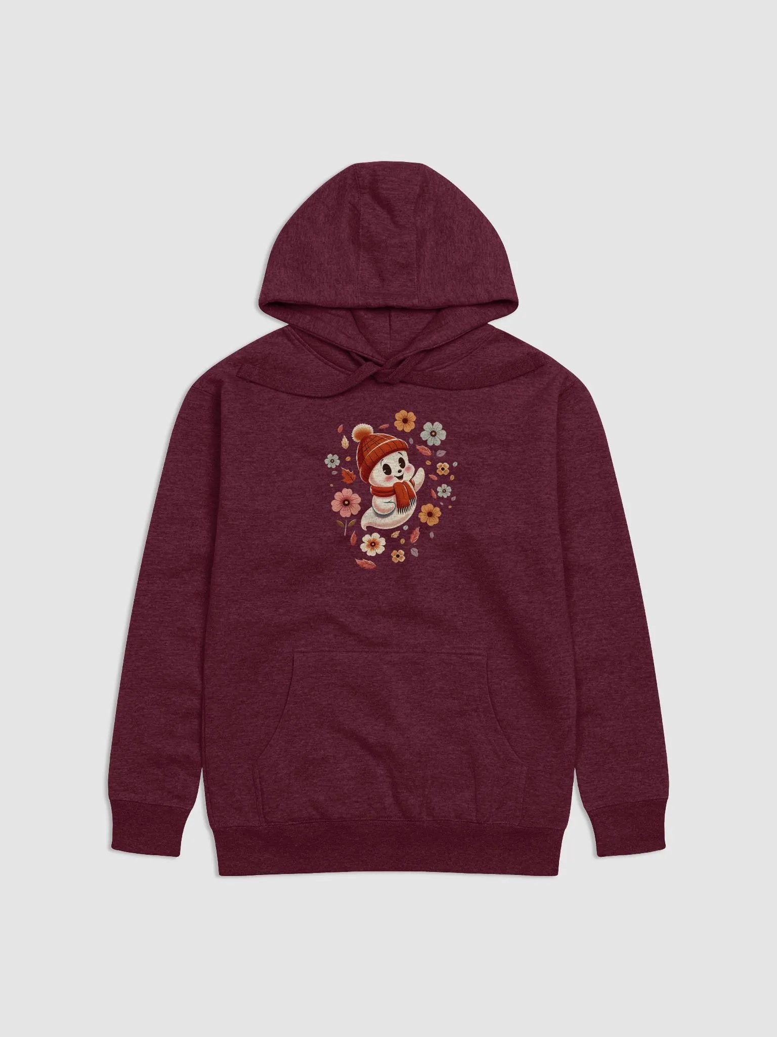 Ghost in a Hat Floral Unisex Premium Hoodie product image (20)