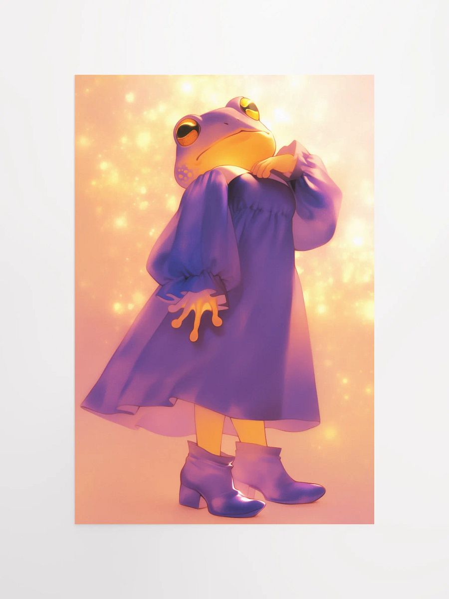 Whimsical Frog Fashion Poster product image (4)
