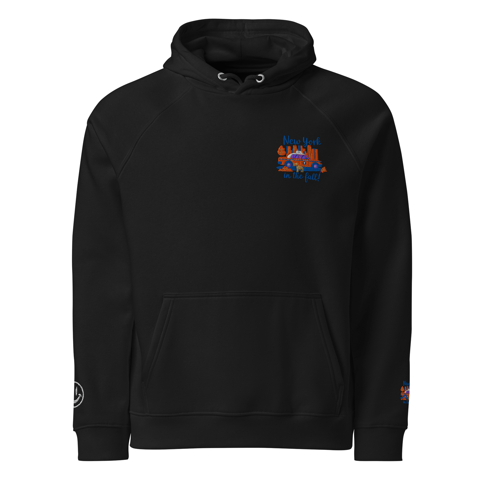 Autumn Taxi Ride Unisex Eco Hoodie product image (2)