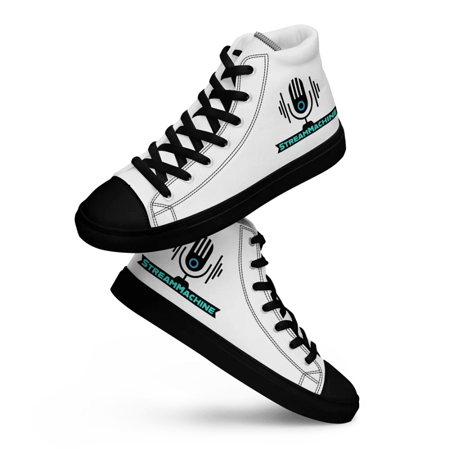 StreamMachine Women's High Top Canvas Shoes product image (12)