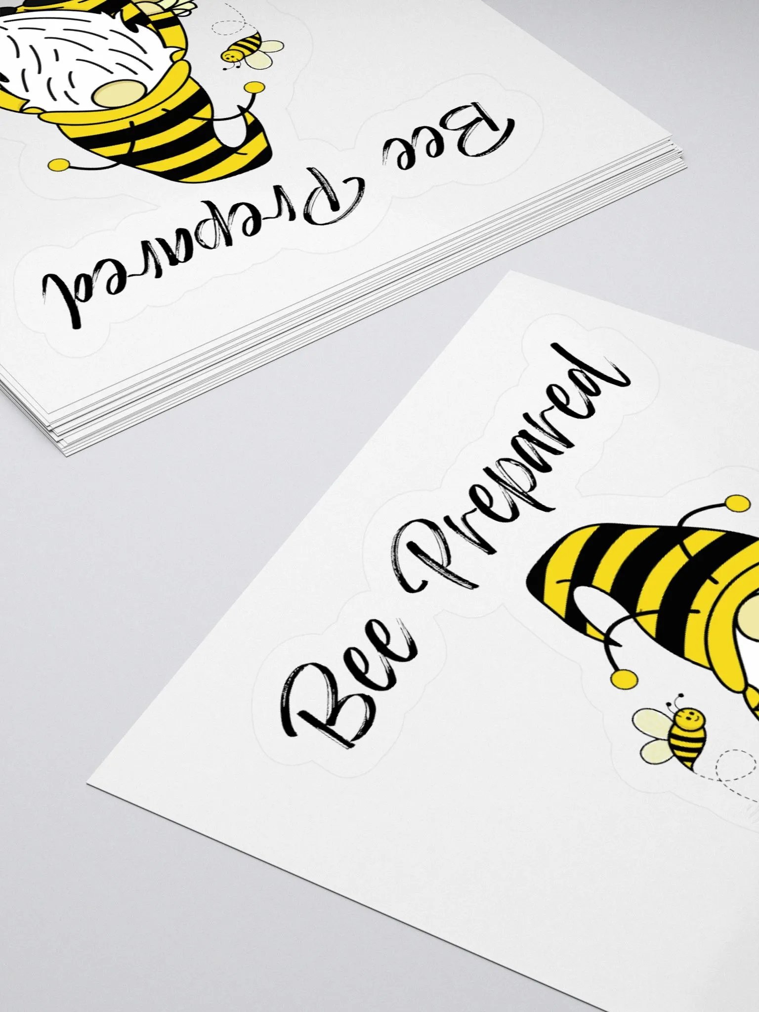 Bee Prepared Gnome Kiss Cut Stickers product image (11)