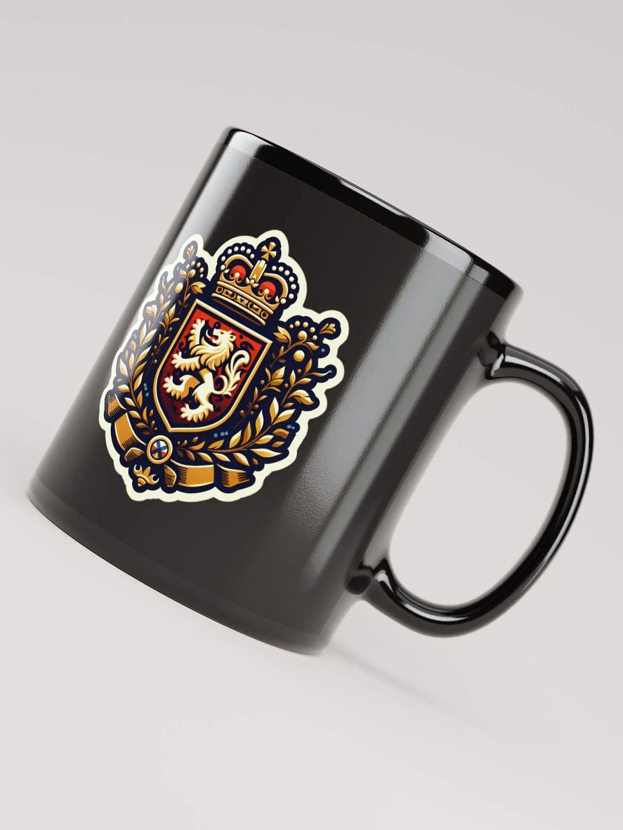 The Habsburgs Regal Emblem Black Glossy Mug product image (7)