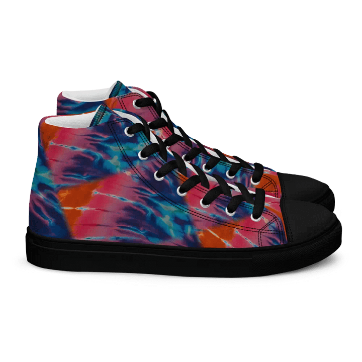 Tie-Dye High Top Canvas Shoes product image (2)