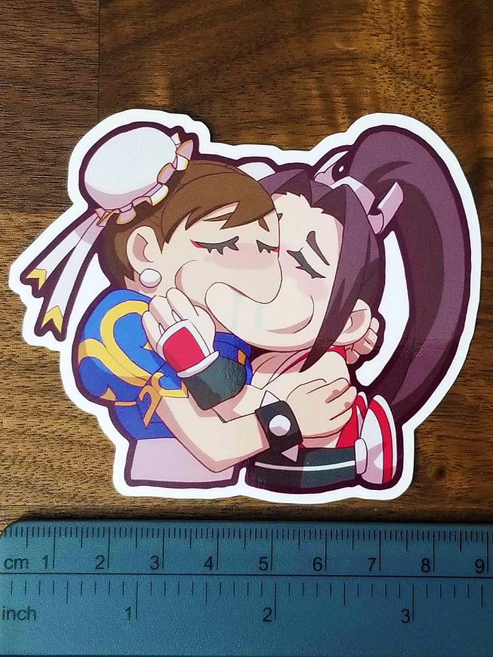 Chun-Li x Mai Shiranui Sticker product image (2)