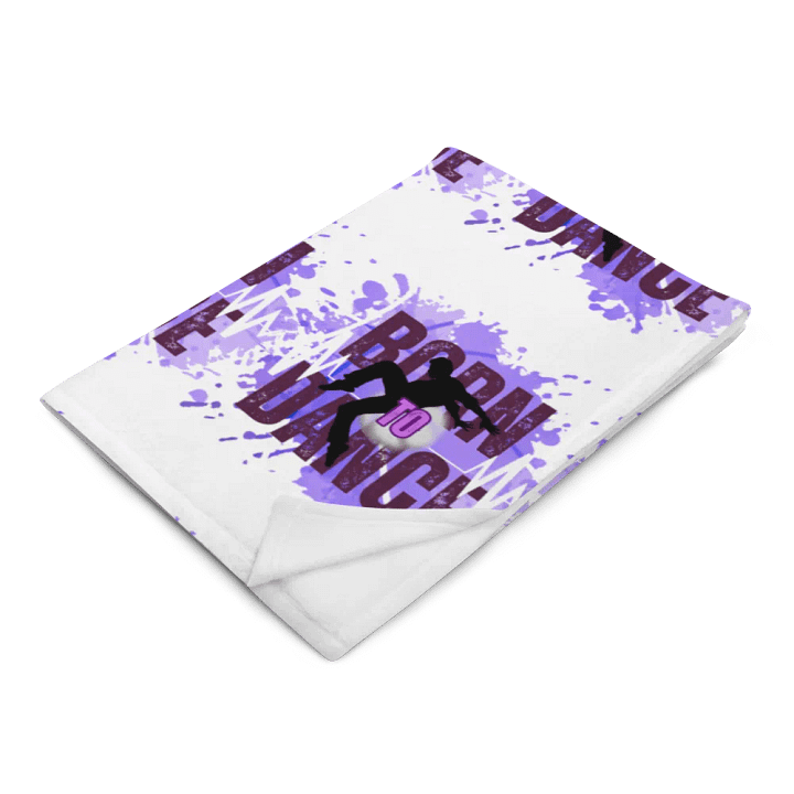 Born to Dance His Silhouette Throw Blanket product image (14)