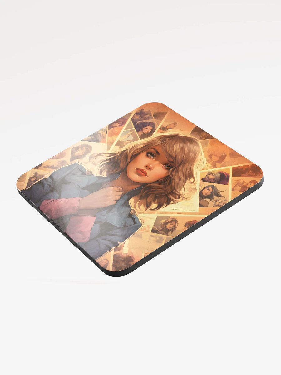Pages Of My Life Glossed Cork Coaster product image (3)