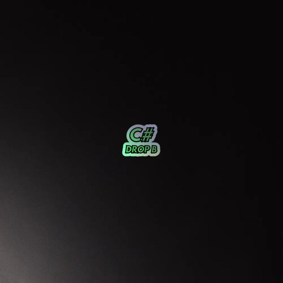 Waffle C# Drop B Holo Sticker product image (4)