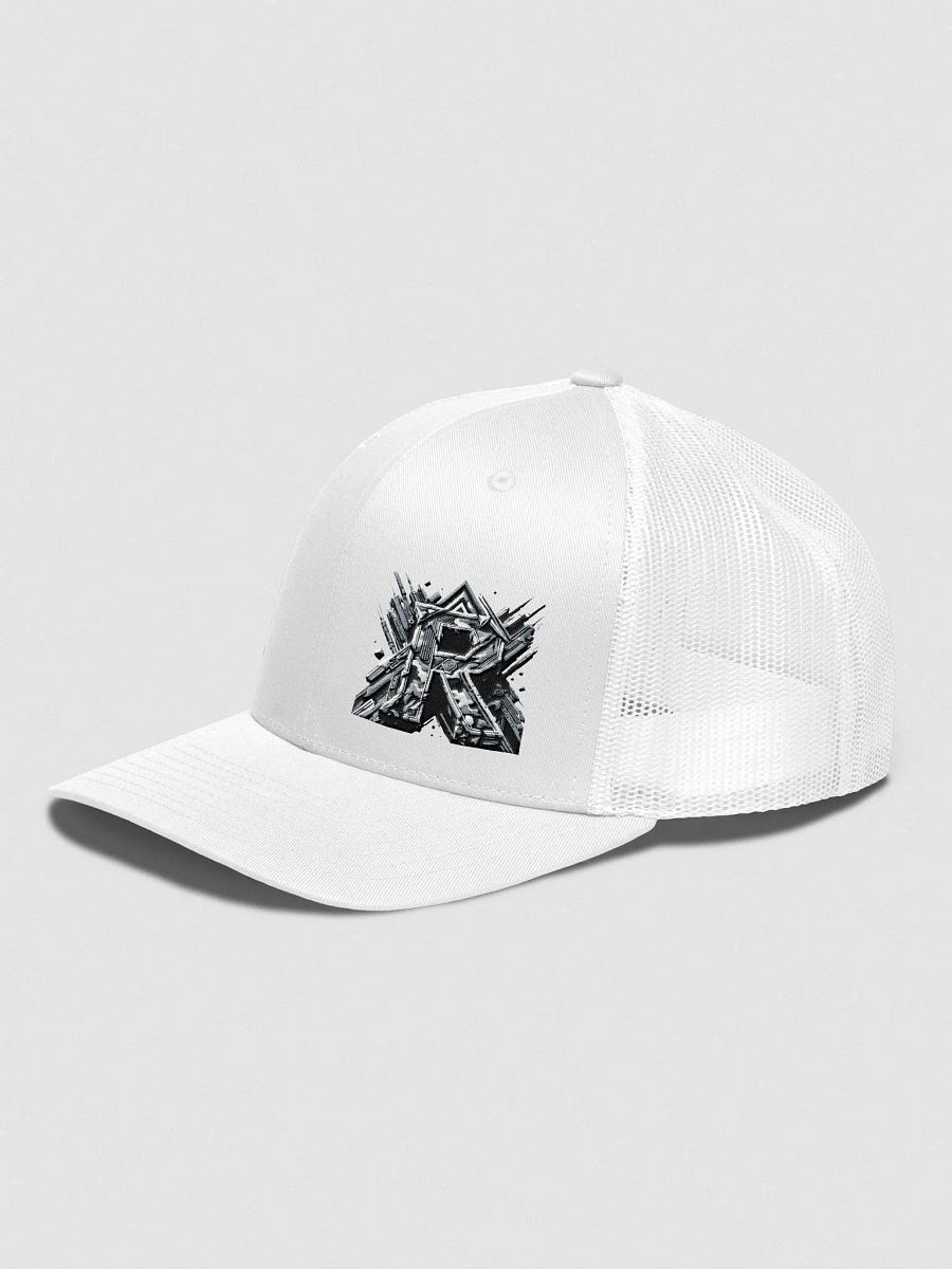 Retro Industrial Letter R Trucker Hat product image (2)