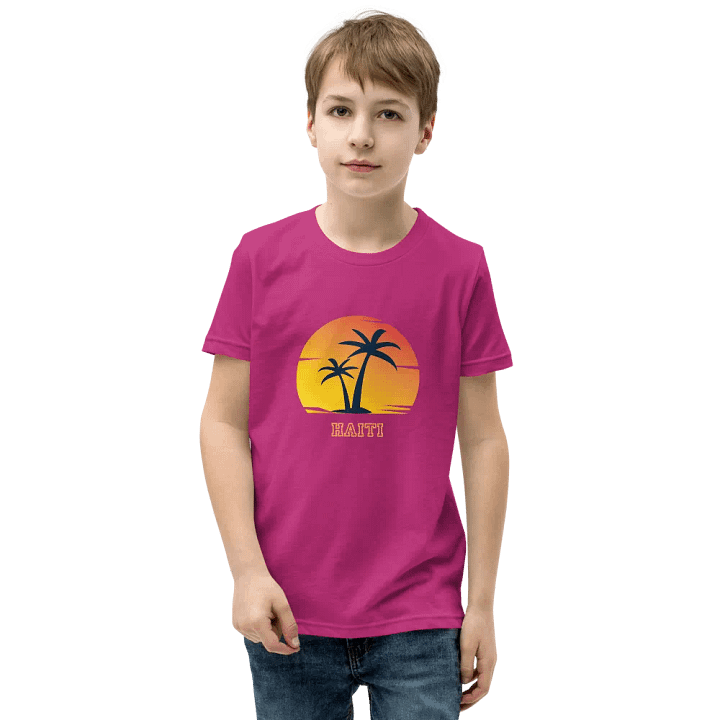 Haitian Sunset Youth T-Shirt product image (8)