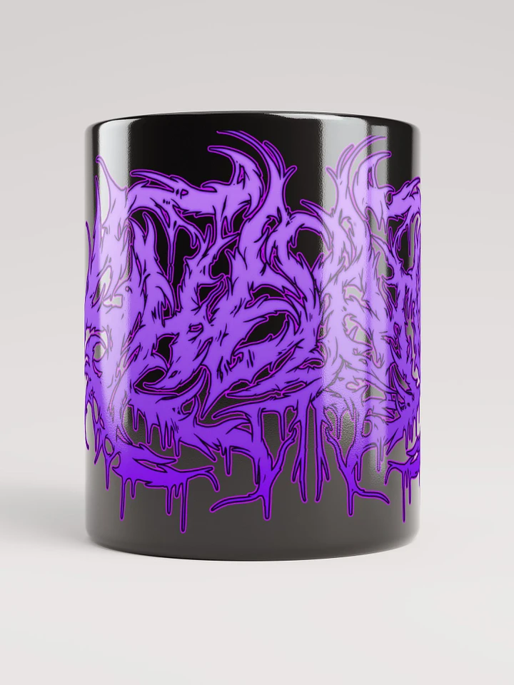 Purple Metal Logo Black Mug product image (1)