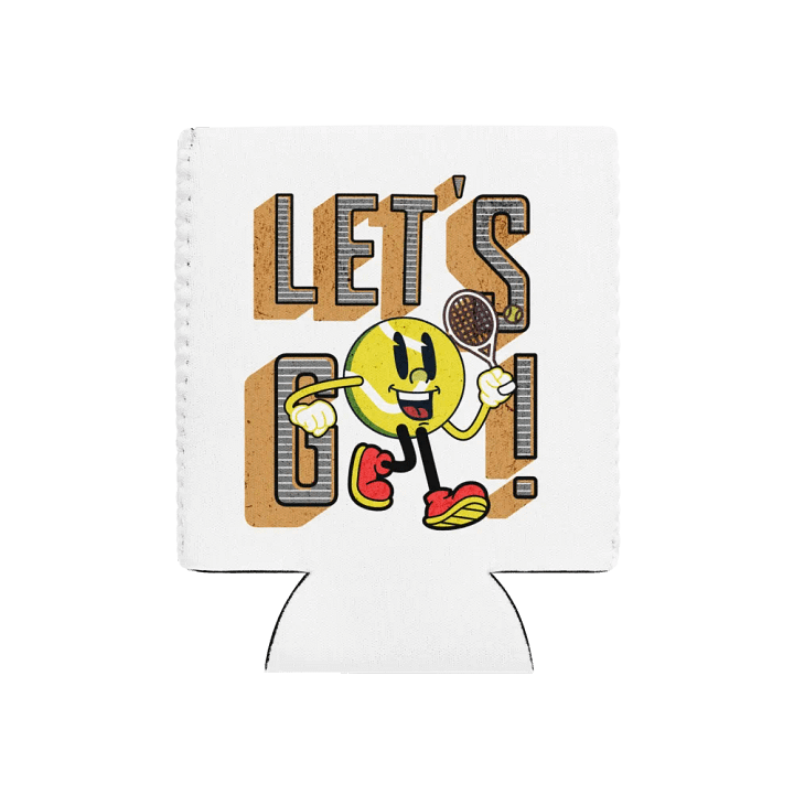 Lets Go Mascot Tennis Ball Coozie Can Cooler product image (2)