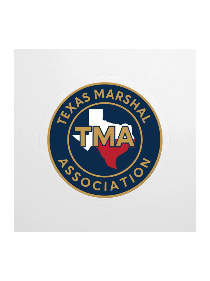 Texas Marshal Association Emblem Stickers product image (3)