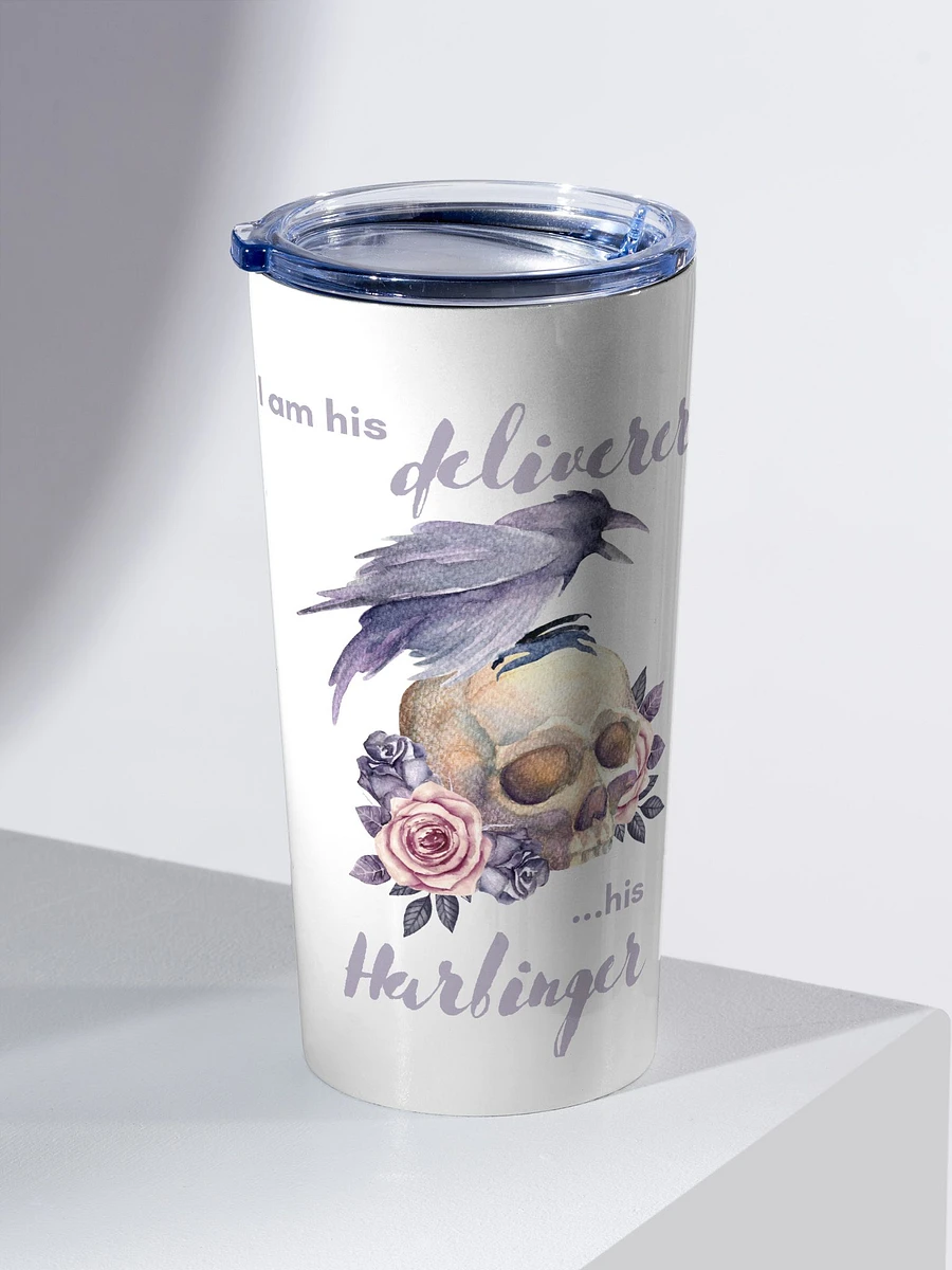 BTB Harbinger Raven and Skull Stainless Steel Tumbler product image (2)