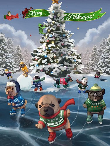 Merry pibbsmas to all!! The pibble palace wishes you a happy holiday season. Thanks for being part of the pibble community!! ...