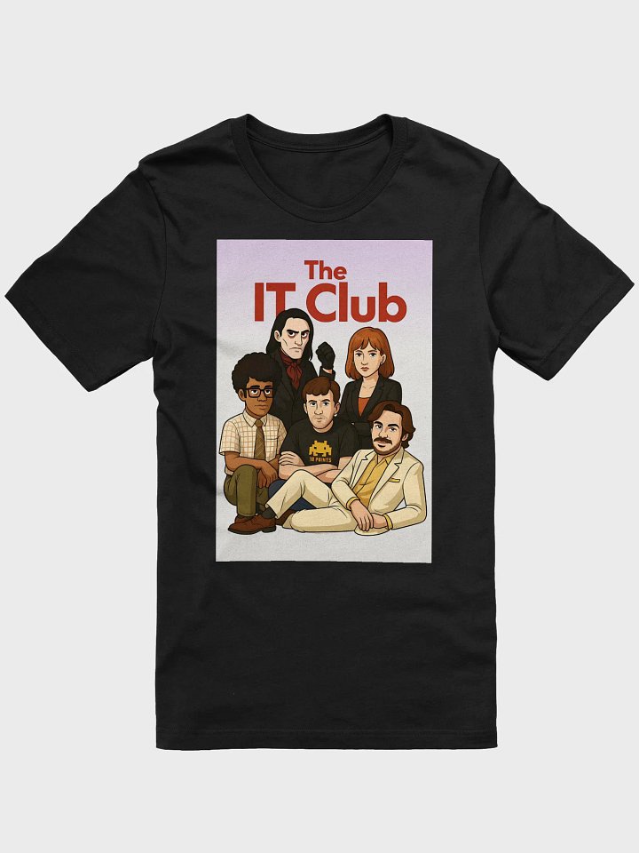The IT Club T-Shirt – Bella+Canvas Supersoft Sitcom x 80s Movie Mashup Tee product image (1)