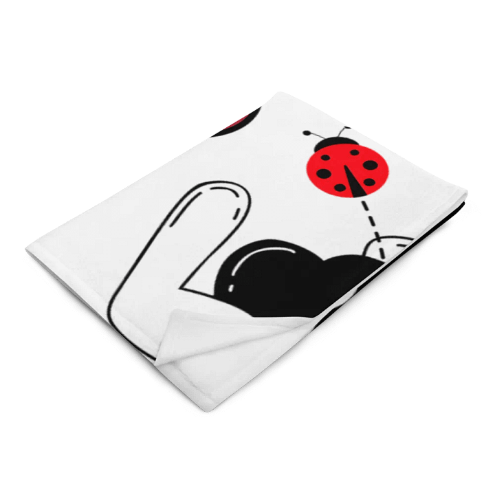 Whimsical Ladybug Scatter Throw Blanket product image (2)