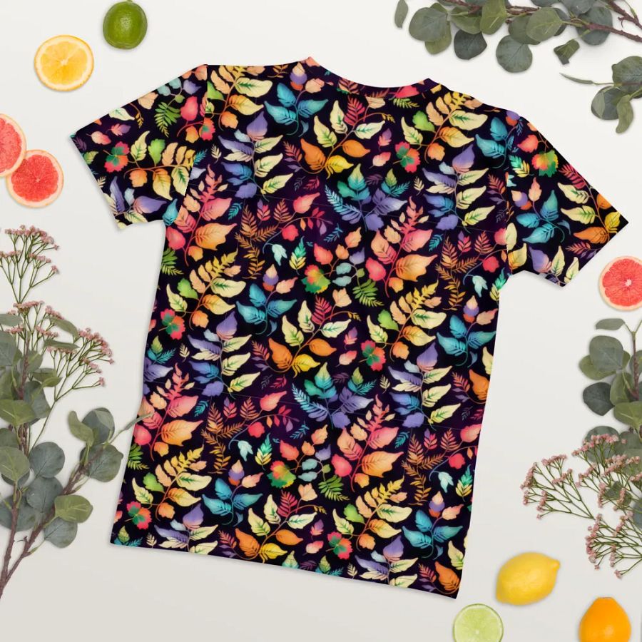 Fern Leaf Pattern All Over Print T-shirt product image (8)