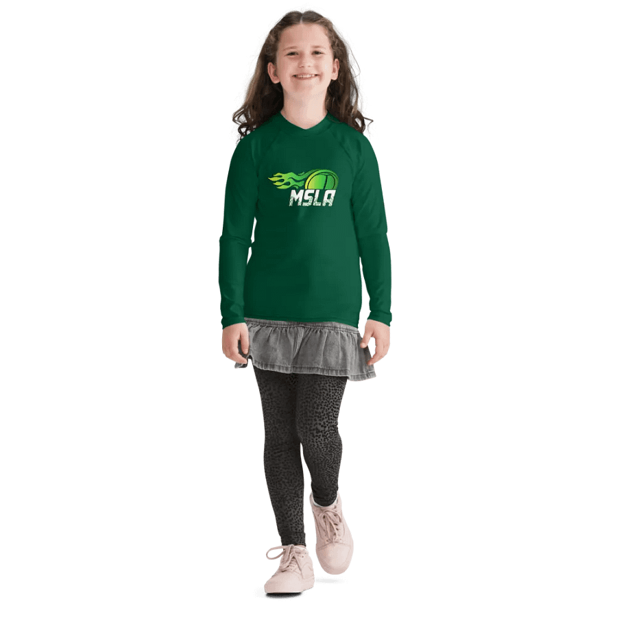 MSLA Green Youth Rash Guard product image (4)