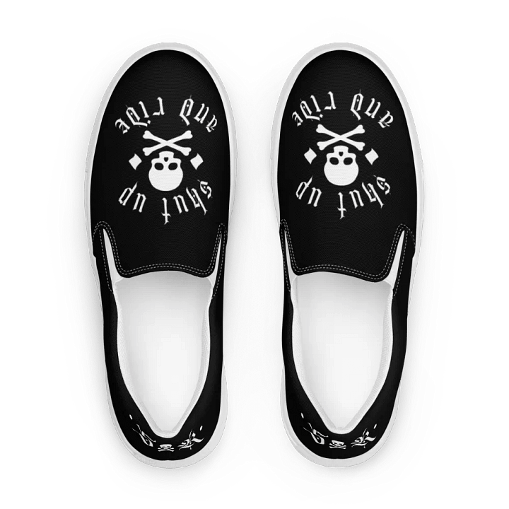 Shut up and ride slip on shoes! product image (1)