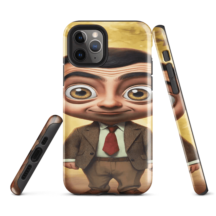 Cartoon Character Brown Suit Tough iPhone® Case product image (2)