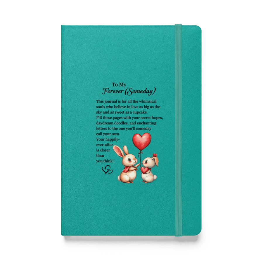 To My Forever ( Someday) Blank Hardback Journal- a Gift for your Soulmate- a Gift for Your Future Soulmate/Partner product image (5)