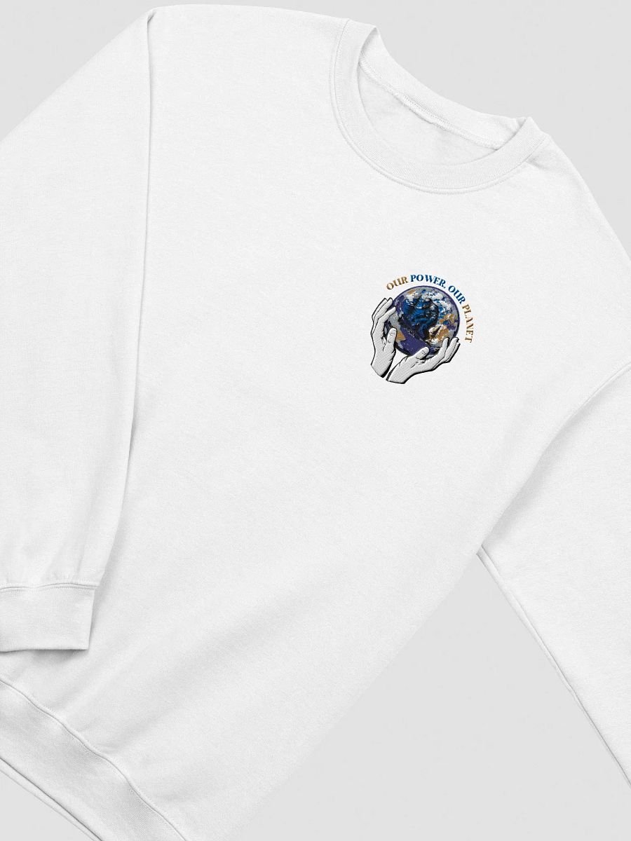Our Power Our Planet, Earth Day Gildan Sweatshirt - Pocket product image (6)