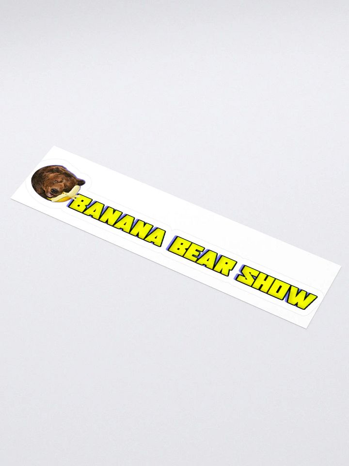 Banana Bear Show Long Logo Sticker product image (1)