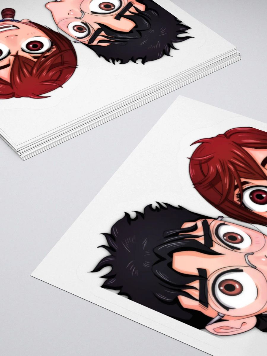 BIG HEAD MOMO AYASE AND OKARUN • STICKERS product image (14)