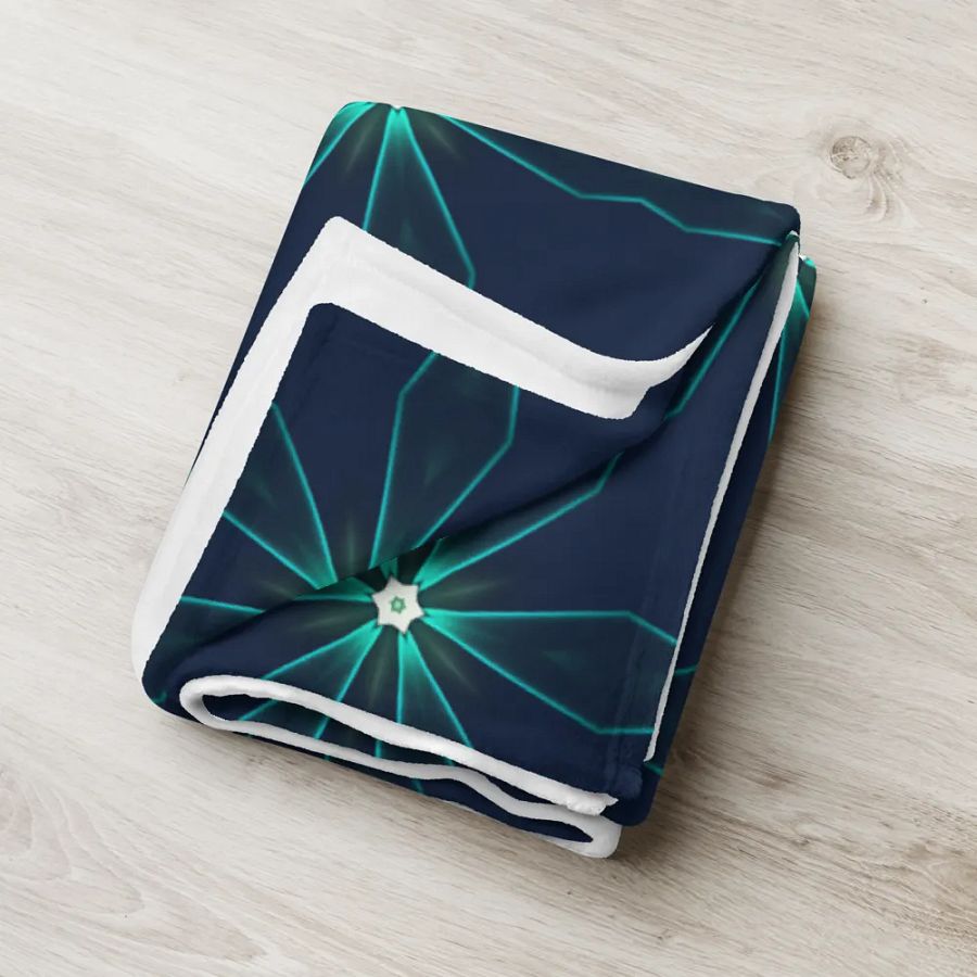 Navy Throw Blanket product image (6)