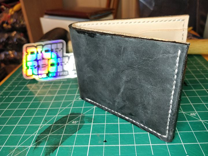 Navy Blue Billfold Wallet V4.0 0B product image (1)