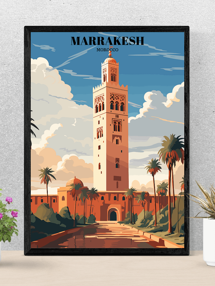 Marrakesh Travel Print Wall Art product image (1)