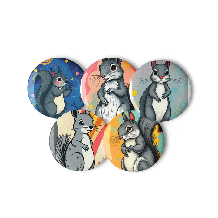 Fluffy Squirrel Pin Collection product image (3)