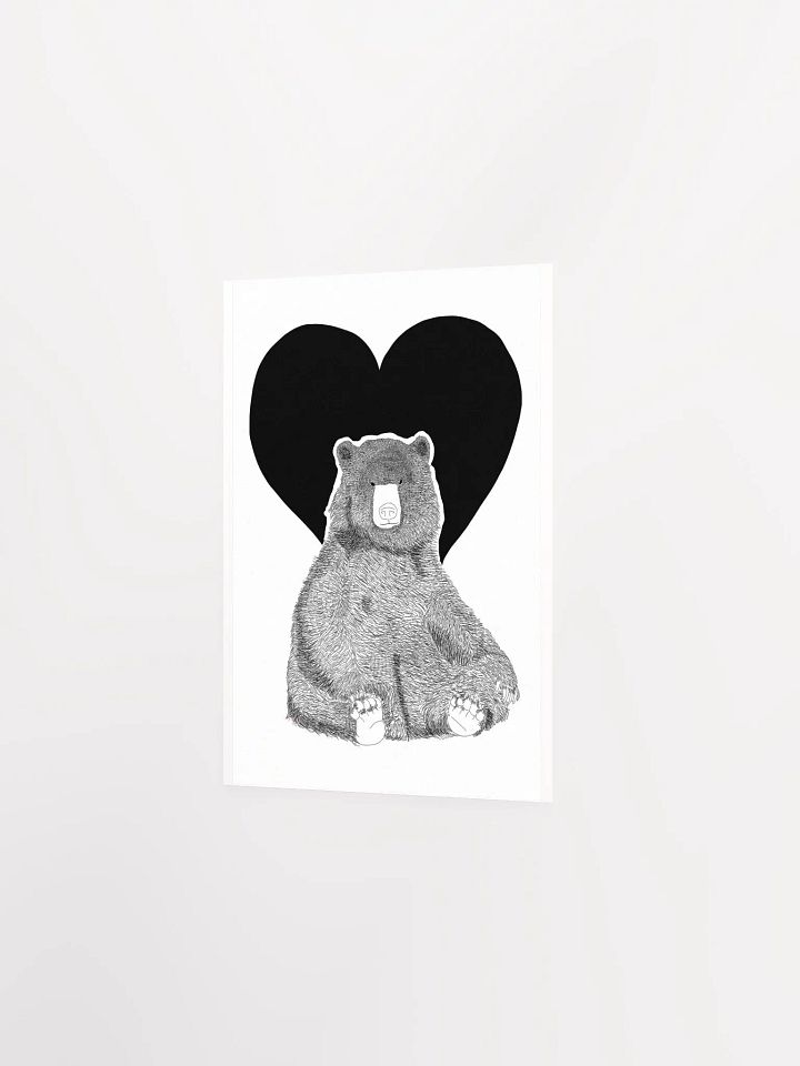 Valentine's Bear Art Print product image (19)
