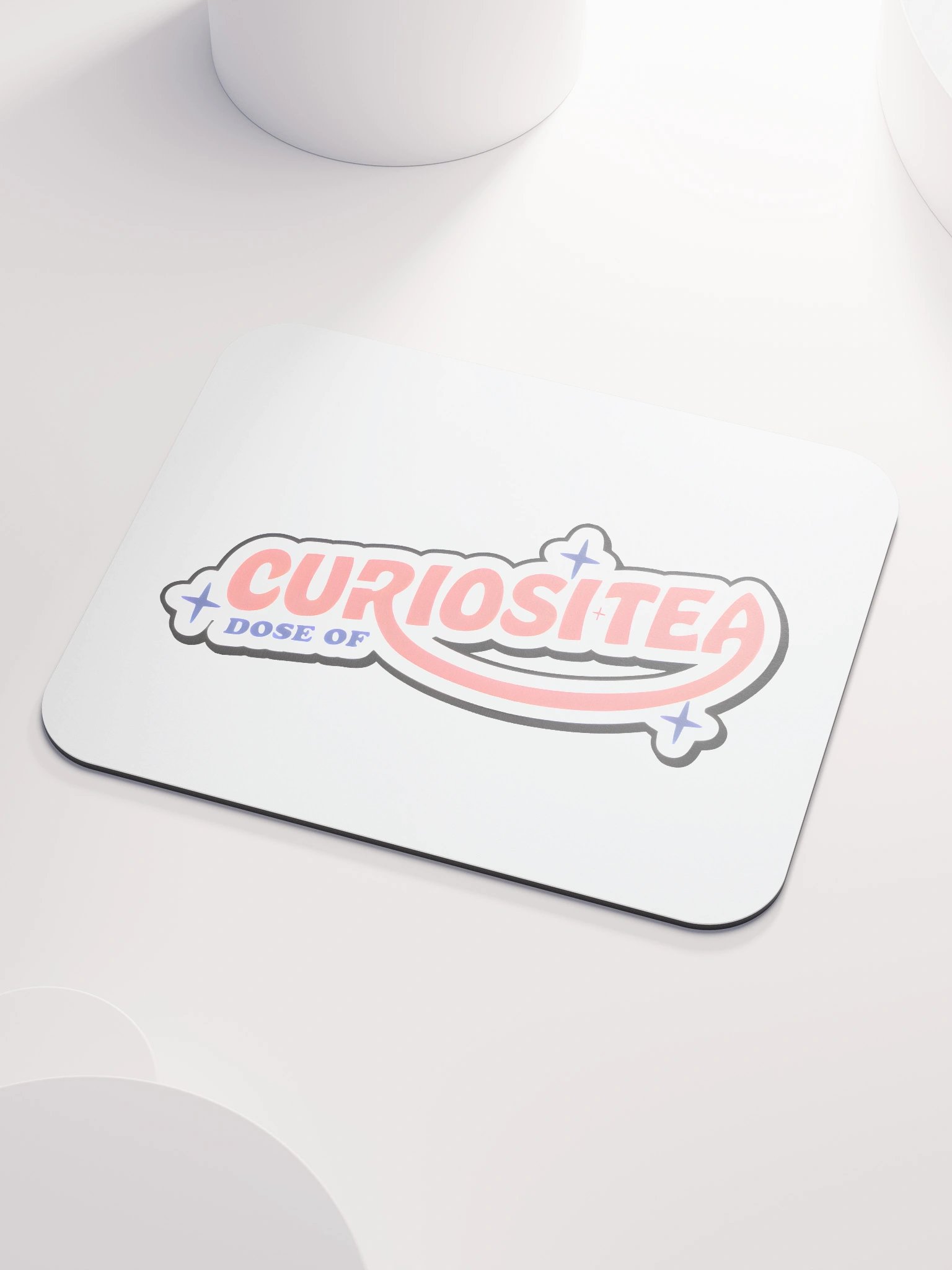 Curiositea Mouse Mat - Pink product image (3)