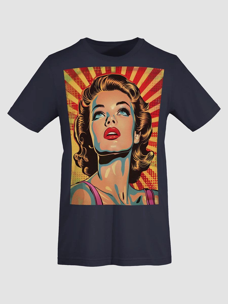 Pop Art Curly Vision Basic T-Shirt product image (3)