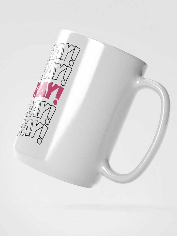 He's cray cray! Mug (pink/black) product image (2)