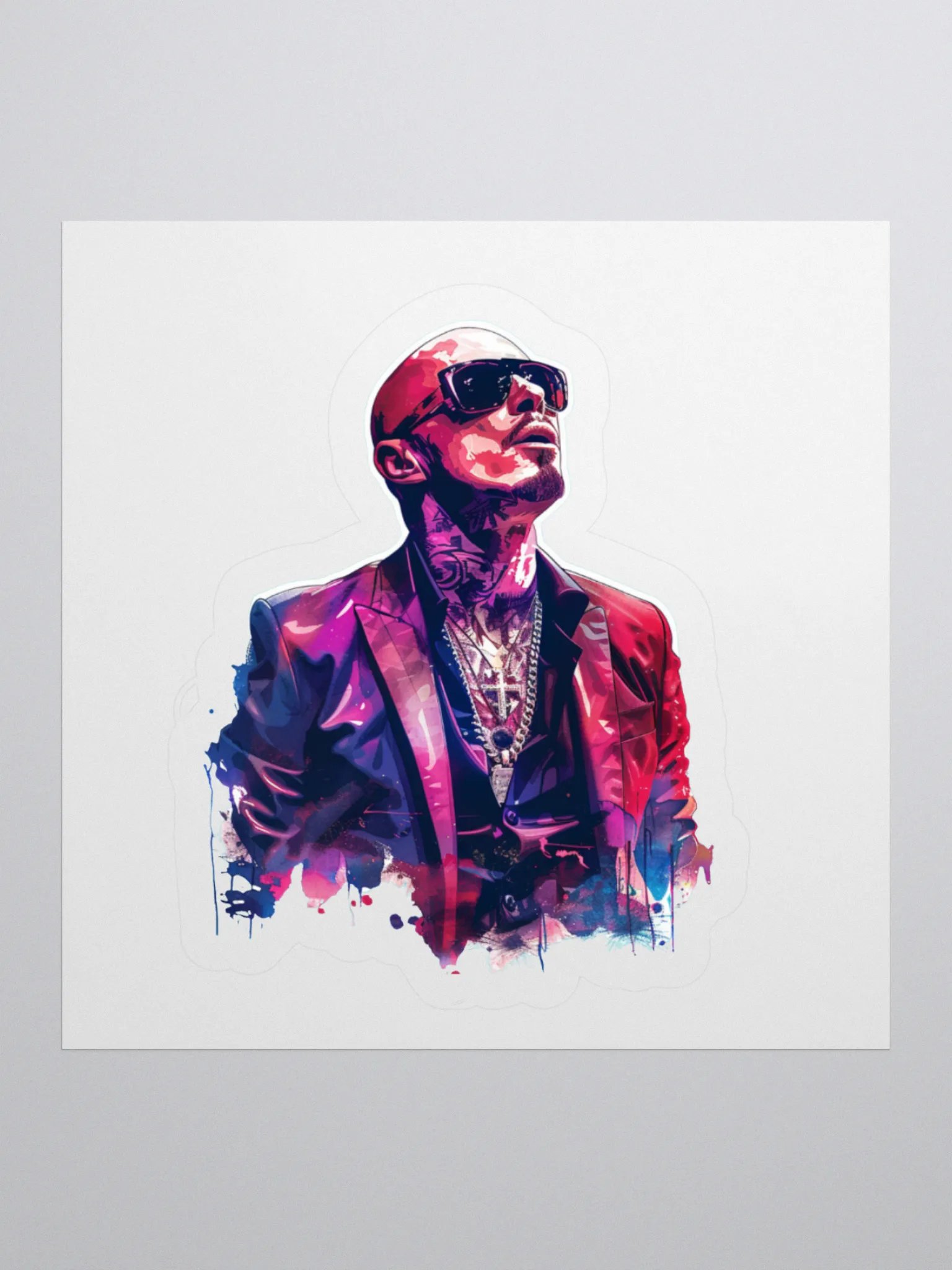 International Hustler Laptop Sticker product image (1)