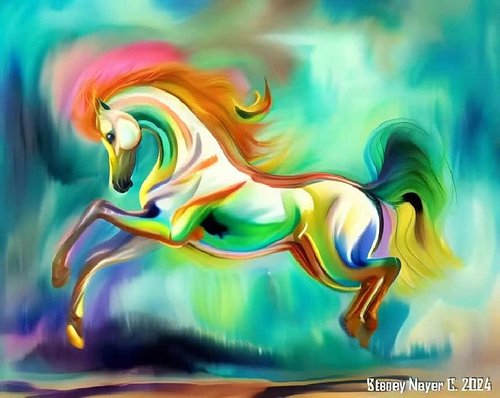 Cherish this weekend with loved ones, creating memories to treasure. Enjoy my watercolor-style animated Arabian horse drawing...