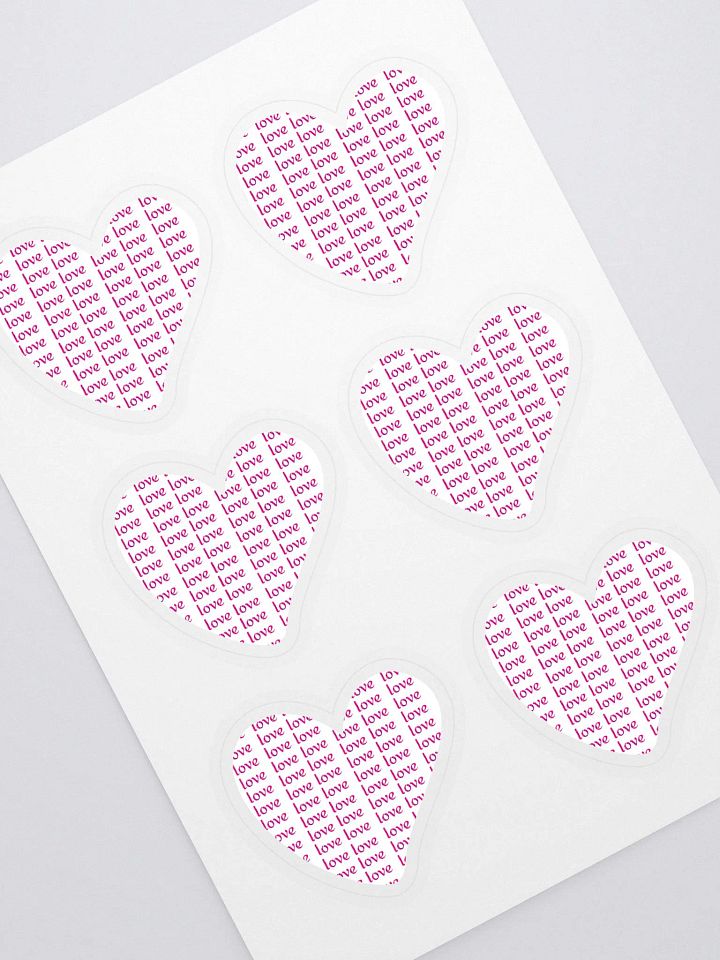 LOVE TEXT PINK ON WHITE product image (1)