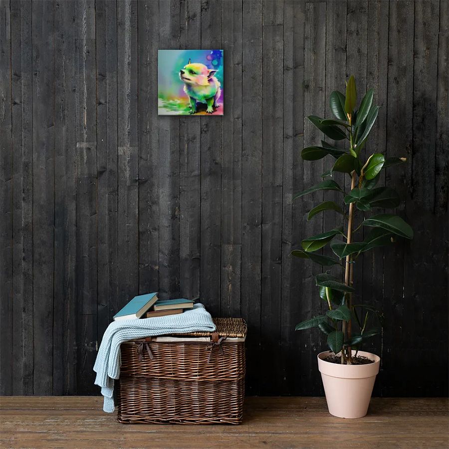 Cute Dog Digital Painting - v15 product image (3)