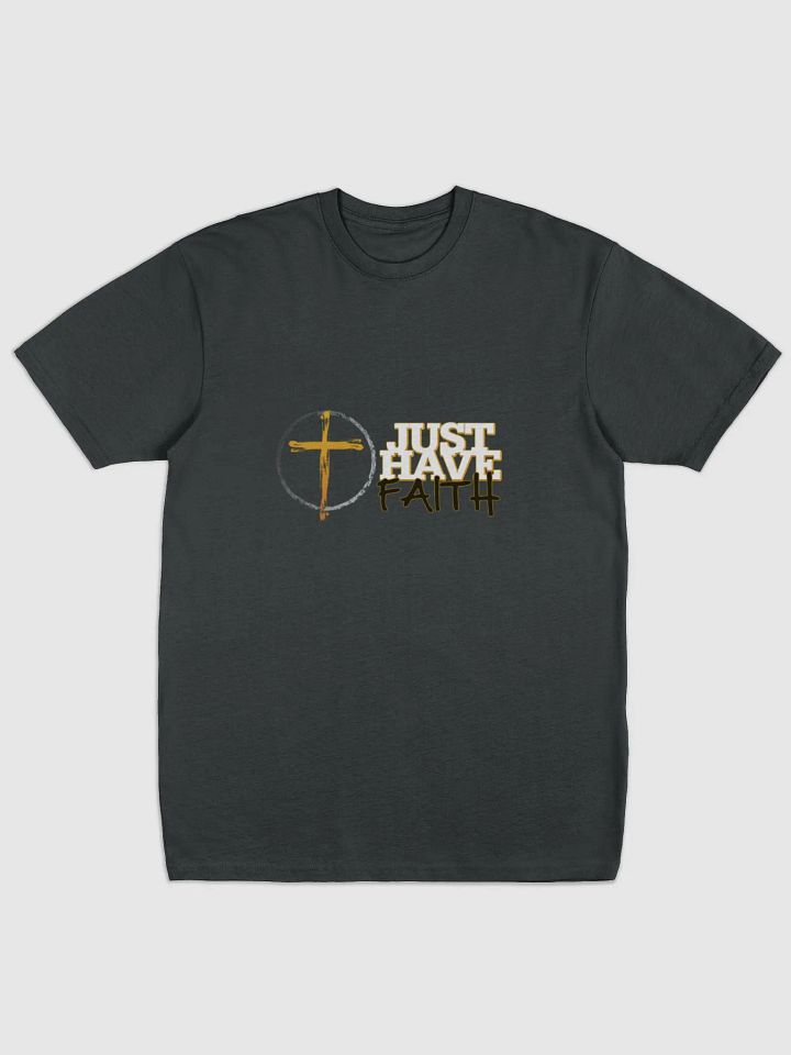 JUST HAVE FAITH Company Logo - Black Shirt product image (1)