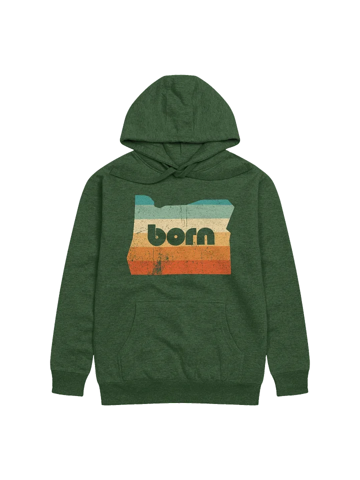 Vintage Colors Oregon Born Hoodie product image (1)