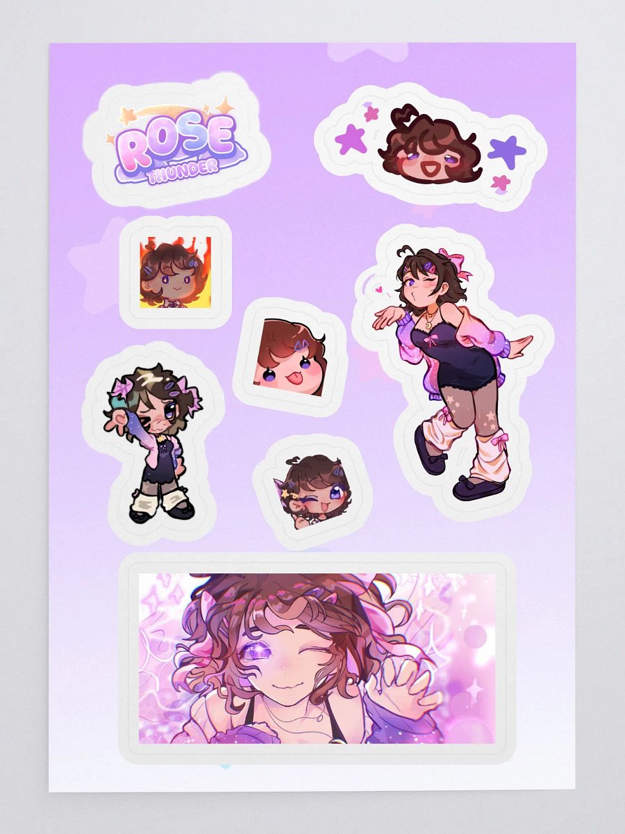 Rose Stickers 💜 product image (4)