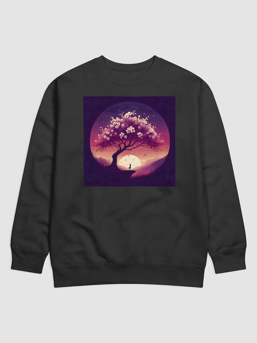 Silhouette Under a Blooming Tree Premium Sweatshirt product image (1)